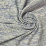 Light Blue Marl Rib Knit, Poly-Viscose — photo 2