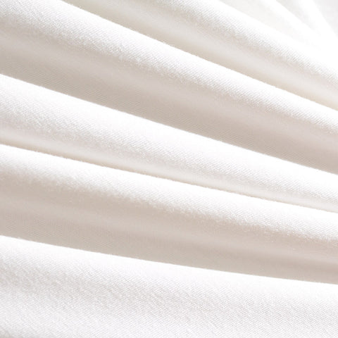 Viscose Stretch Jersey Knit Fabric, 160 gsm, 160 cm — White