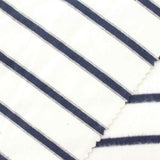 Navy Horizontal-Stripe Chunky Knit, Viscose-Poly — photo 2