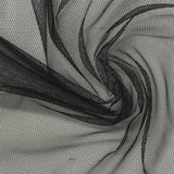 100% Polyester Mesh Fabric, 25 gsm, 160 cm — Black — photo 2