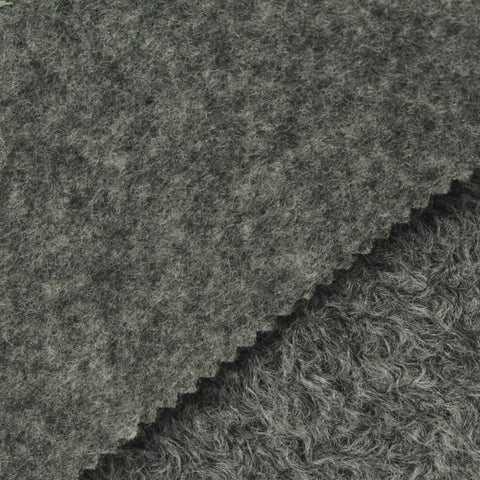 Grey Marl Knit, Polyester, 380 gsm
