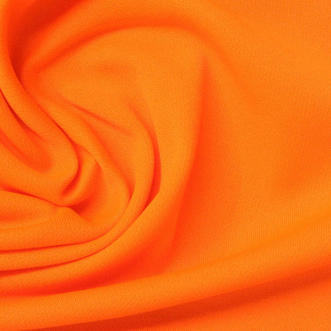 100% Polyester Birdseye Knit Fabric, 150 gsm, 170 cm — Orange