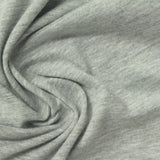 Heather Grey Marl Jersey Knit, Cotton-Poly — photo 2