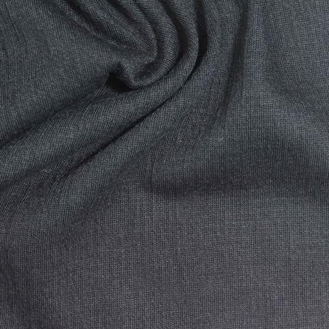Polyester Cotton Stretch Crepe Fabric, 235 gsm, 150 cm — Grey