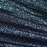 Silver-Blue Dots Interlock Knit, Polyester — photo 2