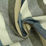 White Vertical-Stripe Woven, Viscose — photo 2
