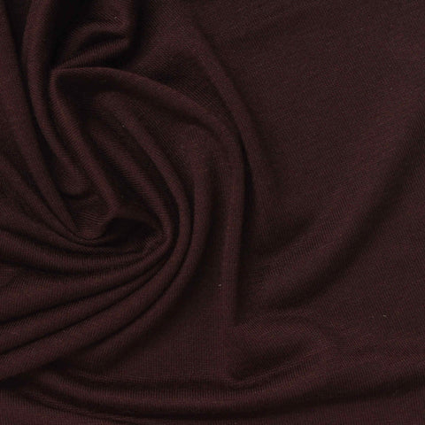 Viscose Stretch Jersey Knit Fabric, 145 gsm, 165 cm — Brown