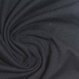 Polyester Cotton Jersey Knit Fabric, 155 gsm, 175 cm — Black — photo 2