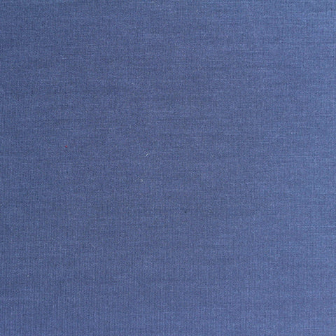 Polyester Viscose Stretch Scuba Knit Fabric, 240 gsm, 170 cm — Blue