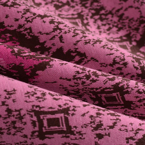 Pink Abstract-Paisley Jacquard, Polyester