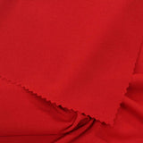 Polyester Stretch Linen-Look Fabric, 214 gsm, 160 cm — Red — photo 2