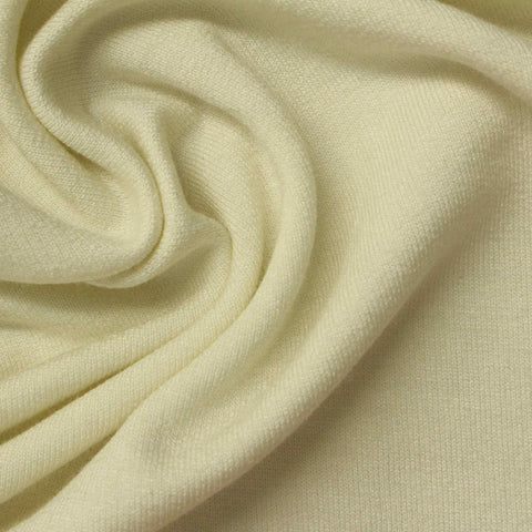 Viscose Stretch French Terry Fabric, 417 gsm, 155 cm — Khaki