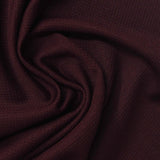 Dark Red Marl Birdseye Knit, Polyester — photo 2