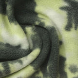 Dark Grey-Green Camo Fleece, Polyester — photo 2