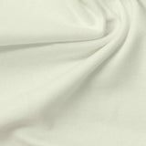100% Cotton Interlock Knit Fabric, 210 gsm, 155 cm — White — photo 2