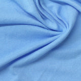 Polyester Cotton Blend Jersey Knit Fabric, 165 gsm, 177 cm — Blue — photo 2