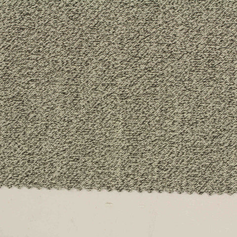 Dark Grey Heathered-Marl French Terry, Poly-Cotton, 260 gsm