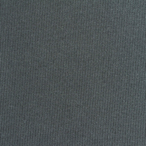 Modal Polyester Rib Knit Fabric, 200 gsm, 175 cm — Grey