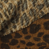 Printed Polyester Stretch Crepe Fabric, 185 gsm, 137 cm — Brown — photo 2