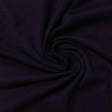 Polyester Viscose Stretch Rib Knit Fabric, 200 gsm, 158 cm — Navy — photo 2