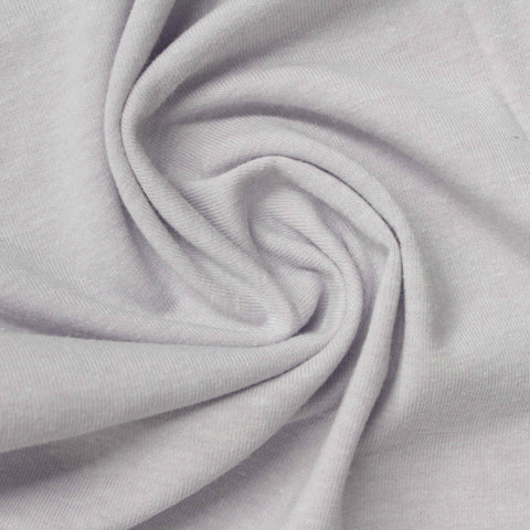 Polyester Cotton Stretch Jersey Knit Fabric, 176 gsm, 162 cm — Grey