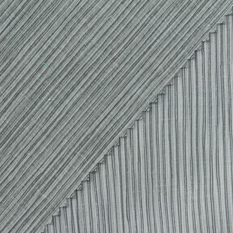 Cotton Polyester Crepe Fabric, 100 gsm, 155 cm — Grey