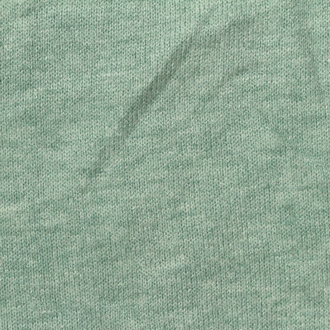 Light Green Heathered-Marl Chunky Knit, Viscose-Poly, 150 gsm