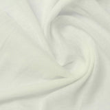100% Cotton Jersey Knit Fabric, 90 gsm, 140 cm — White — photo 2