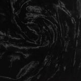 Acetate Polyester Stretch Velvet Fabric, 260 gsm, 148 cm — Black — photo 2