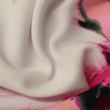 Pink Abstract Scuba Knit, Polyester — photo 2
