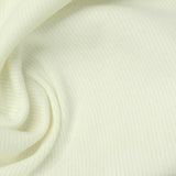 Polyester Cotton Stretch Rib Knit Fabric, 340 gsm, 160 cm — Khaki — photo 2