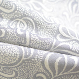 White Leaf Jacquard, Acrylic-Poly — photo 2