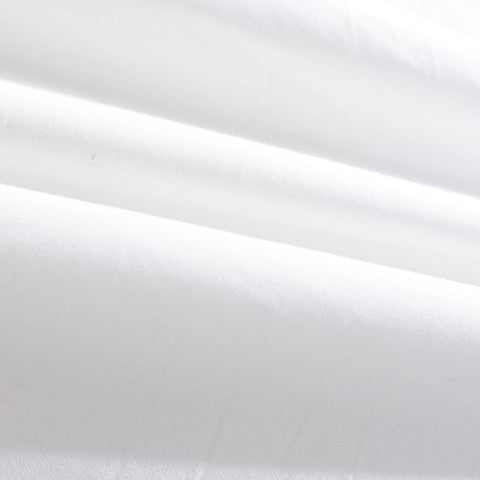 Cotton Stretch Poplin Fabric, 115 gsm, 147 cm — White