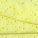 Yellow Small-Floral Jacquard, Cotton — photo 2