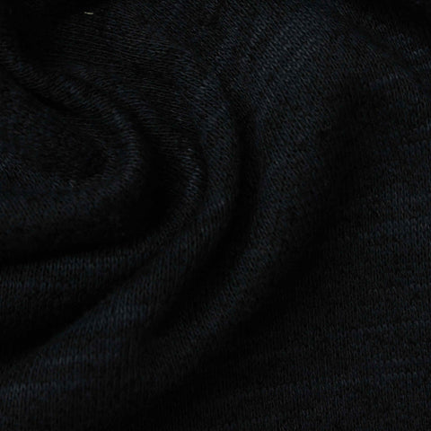 Dark Grey Marl French Terry, Poly-Cotton, 276 gsm