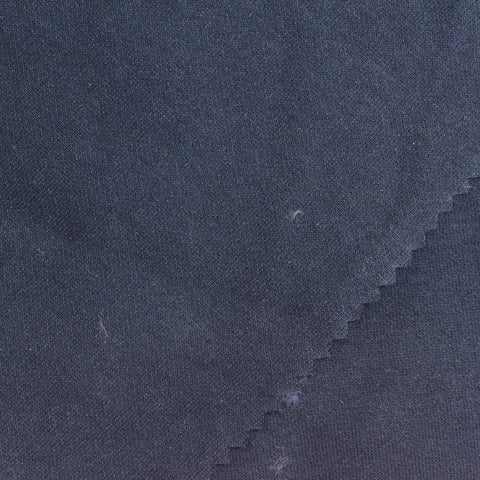 Cotton Polyester Scuba Knit Fabric, 290 gsm, 160 cm — Navy