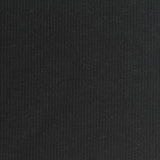 Cotton Viscose Stretch Rib Knit Fabric, 250 gsm, 150 cm — Black — photo 2