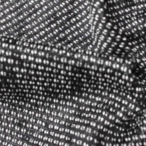 Dark Grey Marl Chunky Knit, Viscose-Poly, 425 gsm