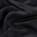100% Polyester Birdseye Knit Fabric, 155 gsm, 165 cm — Black — photo 2