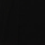 Viscose Nylon Stretch Ponte Knit Fabric, 280 gsm, 160 cm — Black — photo 2