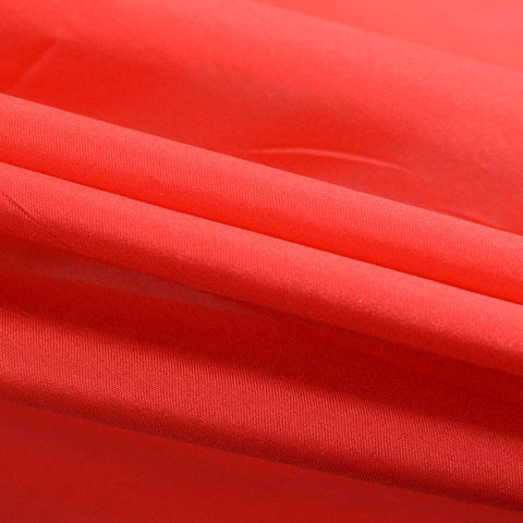 100% Polyester Woven Fabric, 47 gsm, 150 cm — Red