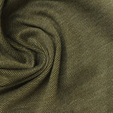 Heathered Olive Marl Interlock Knit, Poly-Nylon — photo 2