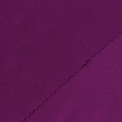 Polyester Stretch Linen-Look Fabric, 210 gsm, 165 cm — Purple