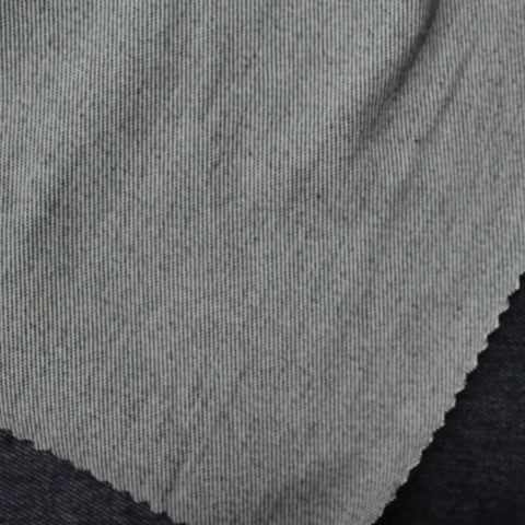 Dark Blue Marl Denim, Cotton-Poly, 165 gsm
