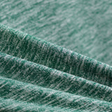Green Heathered-Marl Chunky Knit, Poly-Viscose — photo 2