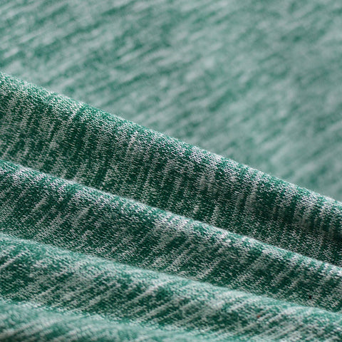 Green Heathered-Marl Chunky Knit, Poly-Viscose