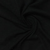 Polyester Cotton Jersey Knit Fabric, 140 gsm — Black — photo 2