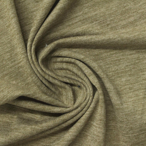 Polyester Stretch Jersey Knit Fabric, 190 gsm, 150 cm — Khaki