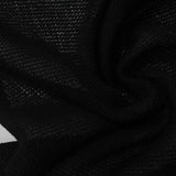 100% Polyester Chunky Knit Fabric, 227 gsm, 170 cm — Black — photo 2