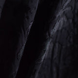 Black Tone-on-Tone Chiffon, Polyester — photo 2